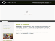 Tablet Screenshot of covertocover.com